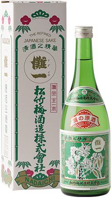 公式商品一覧に掲載された灘一上撰原酒の製品写真