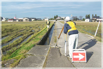 一般測量業務の作業写真