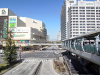 JR尼崎駅デッキと尼崎新都心病院周辺
