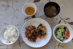 公式部門紹介に掲載された病院食