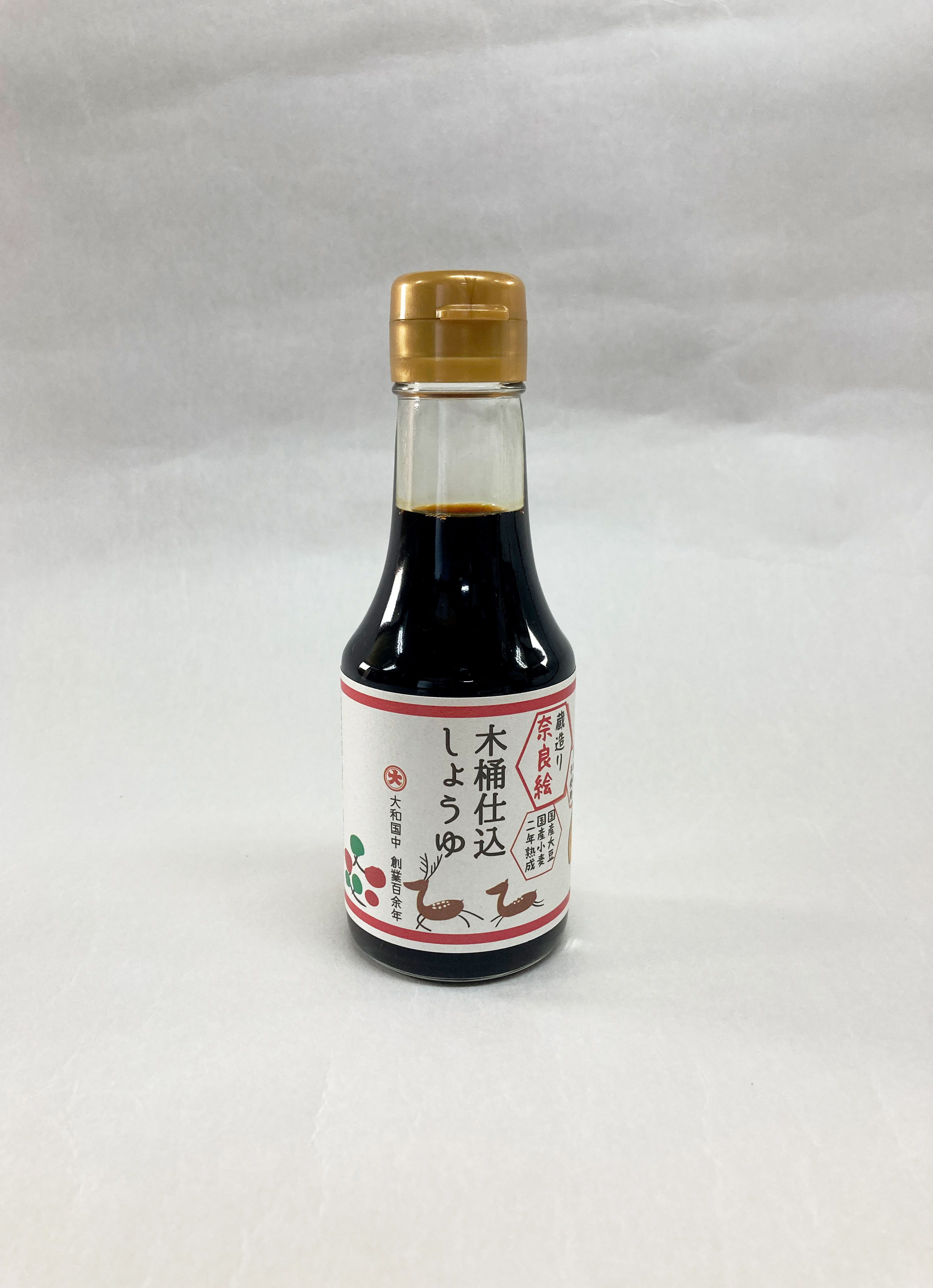 公式単品紹介に掲出された蔵造り奈良絵シリーズの木桶仕込しょうゆ