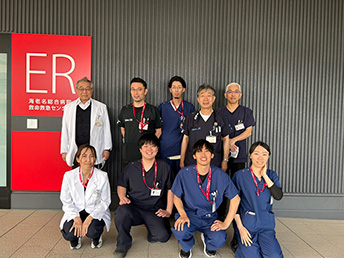 公式救命救急センター紹介に掲載されるスタッフ写真