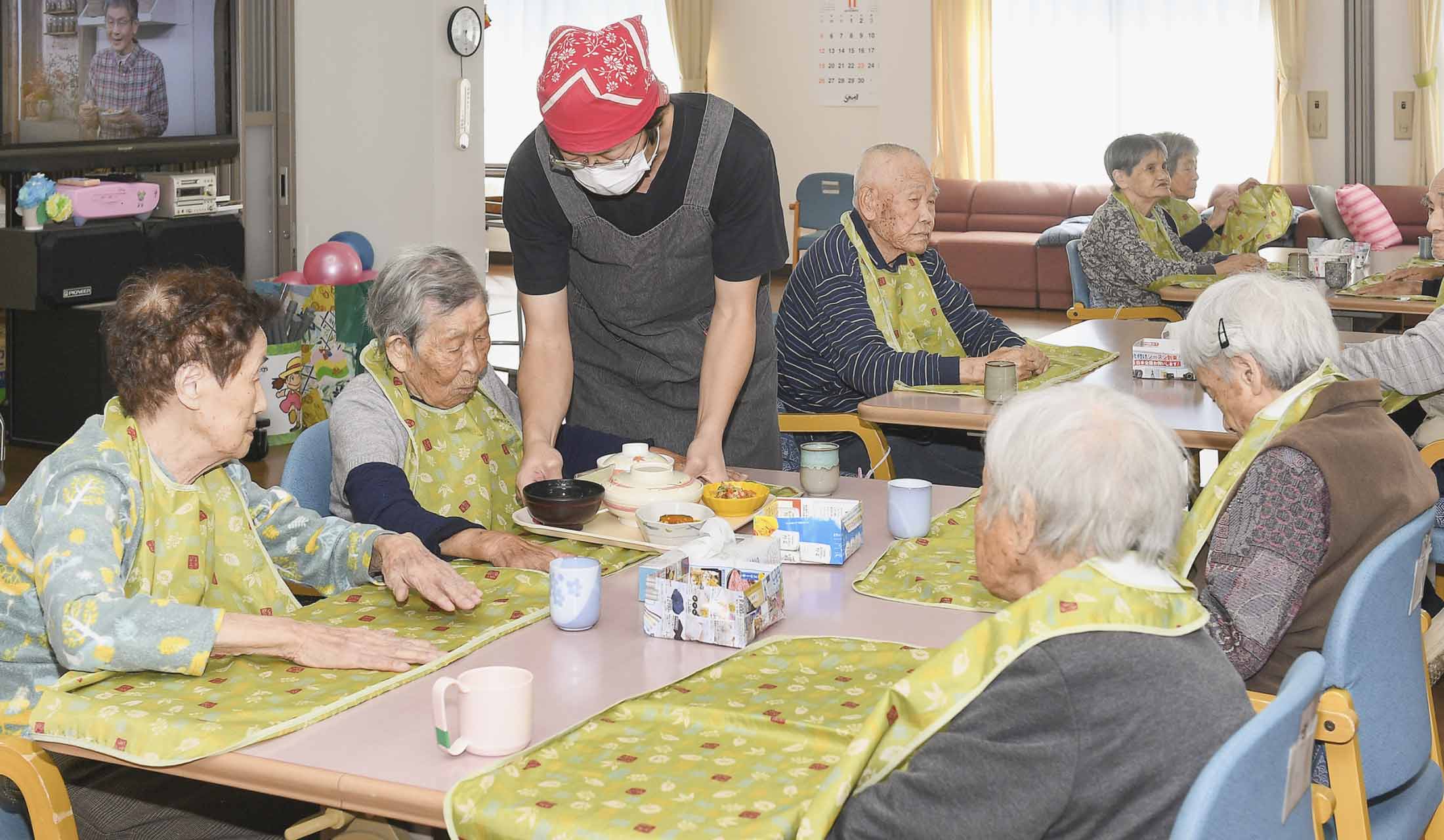 食事の様子