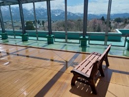 公式リハビリテーション科ページに掲載された眺望のある空間