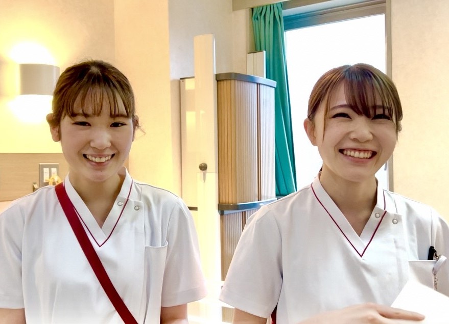 病棟にいるあそか病院の看護スタッフ