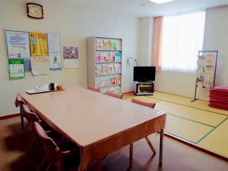 公式院内紹介に掲載された人間ドック利用者のラウンジ