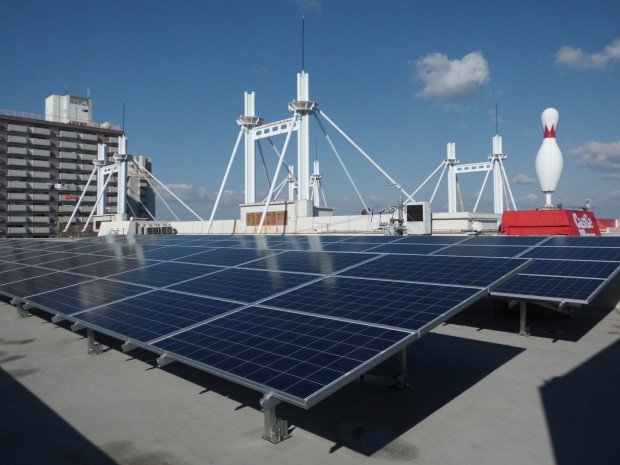 名古屋市Cビル屋上太陽光発電システム築造工事　ａｆｔｅｒ1