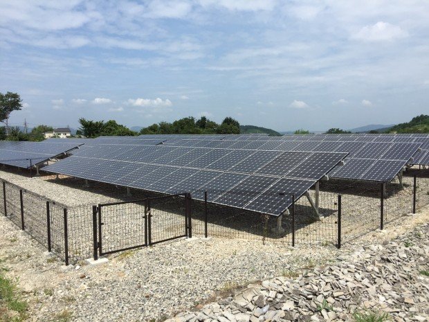 (有)M様太陽光発電システム築造工事after1