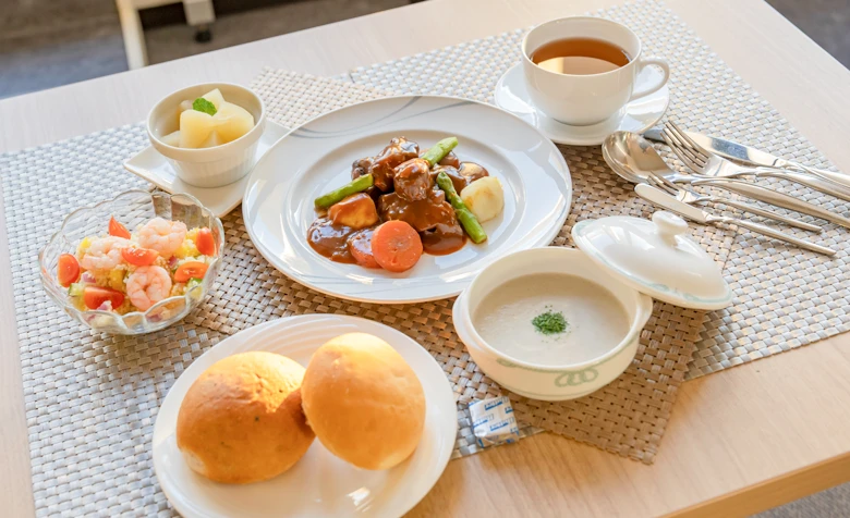 栄養バランスを考えた食事の一例