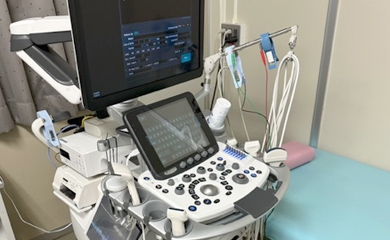 健康診断で使用する超音波診断装置