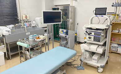 健康診断で使用する内視鏡検査設備