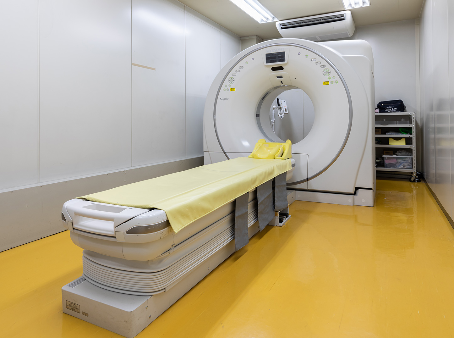 公式の医療機器紹介に掲載されたCT検査室