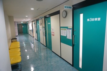 大森山王病院の病棟廊下
