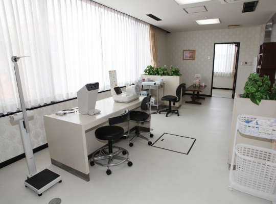 公式施設紹介に掲載される健診室