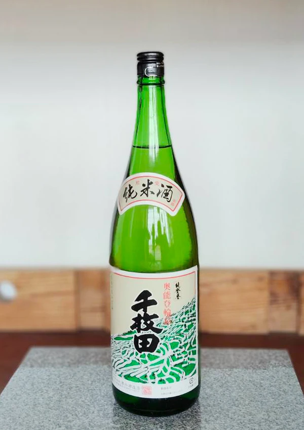 公式商品案内に掲載された千枚田の純米酒