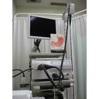 公式検査設備ページに掲載された胃カメラ機器