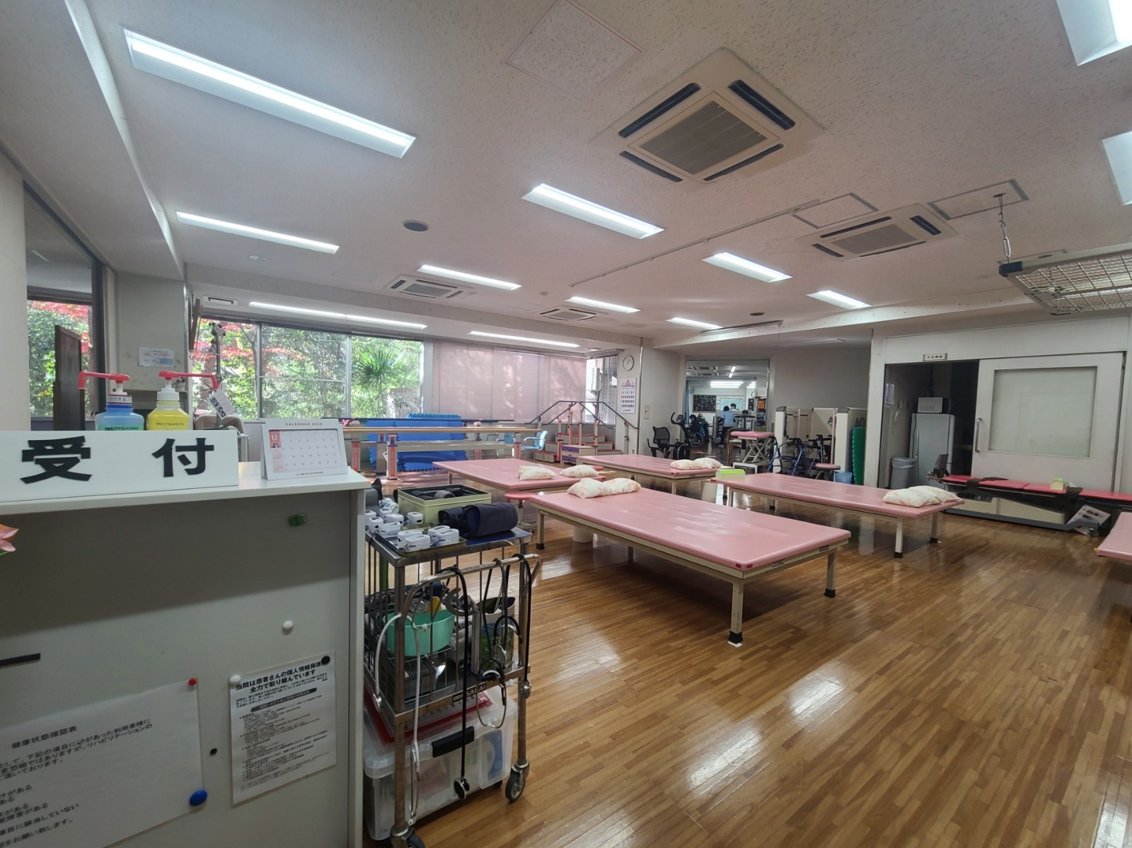 公式施設案内に掲載されるリハビリテーション室