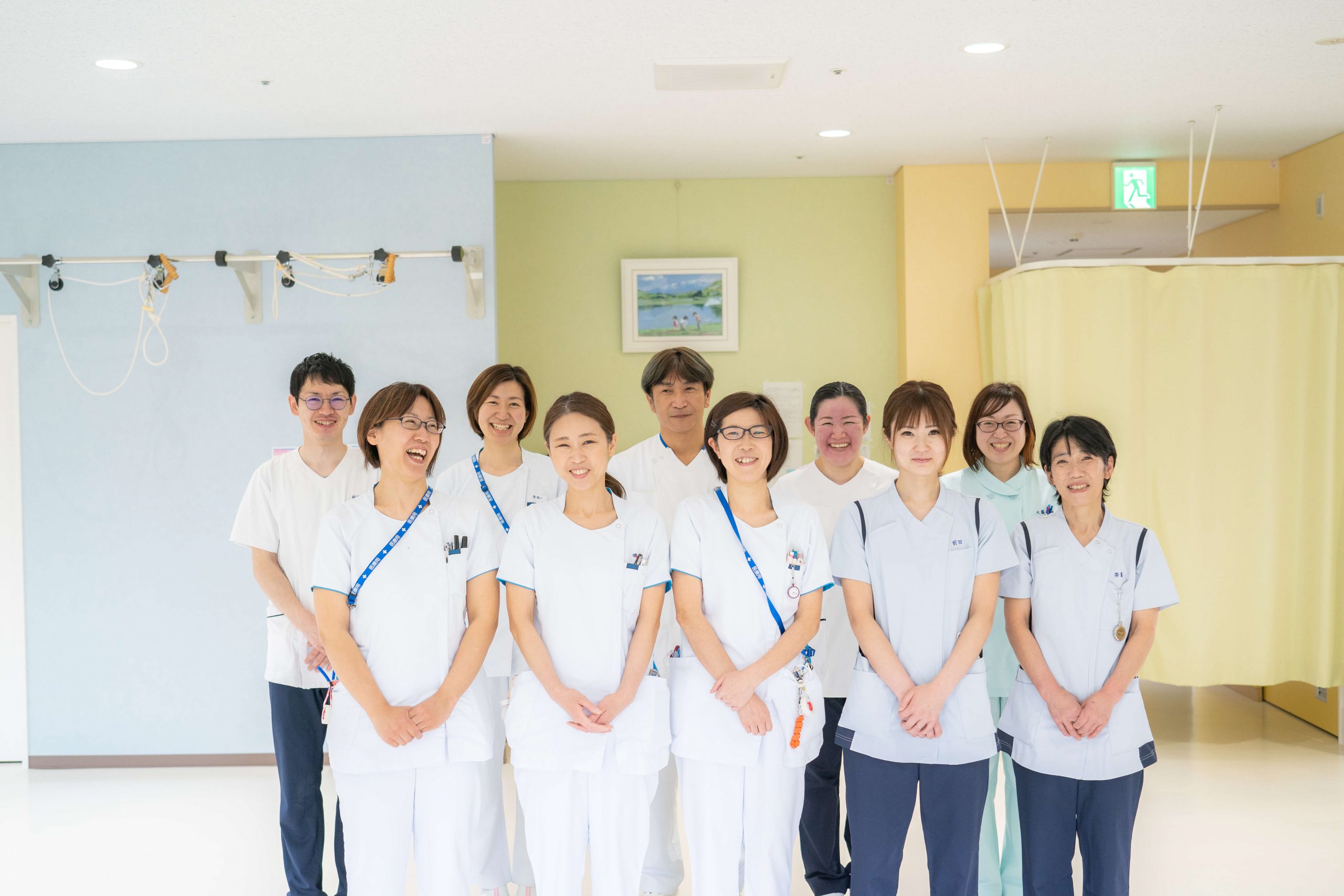 公式の院内紹介に掲載された病棟で働く職員