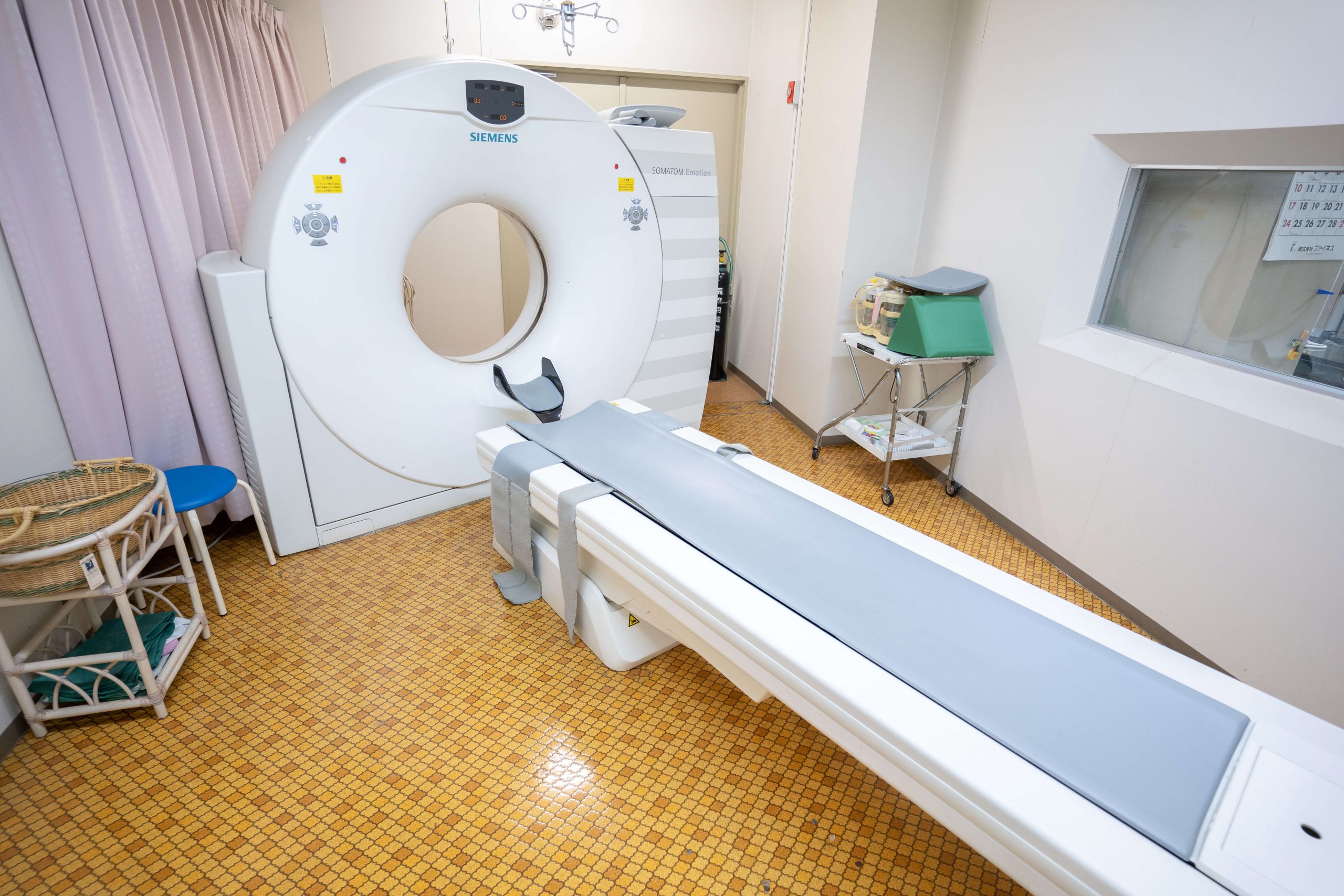 公式の院内紹介に掲載されたCT検査室