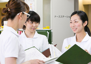 看護部ページへ導く公式画像。
