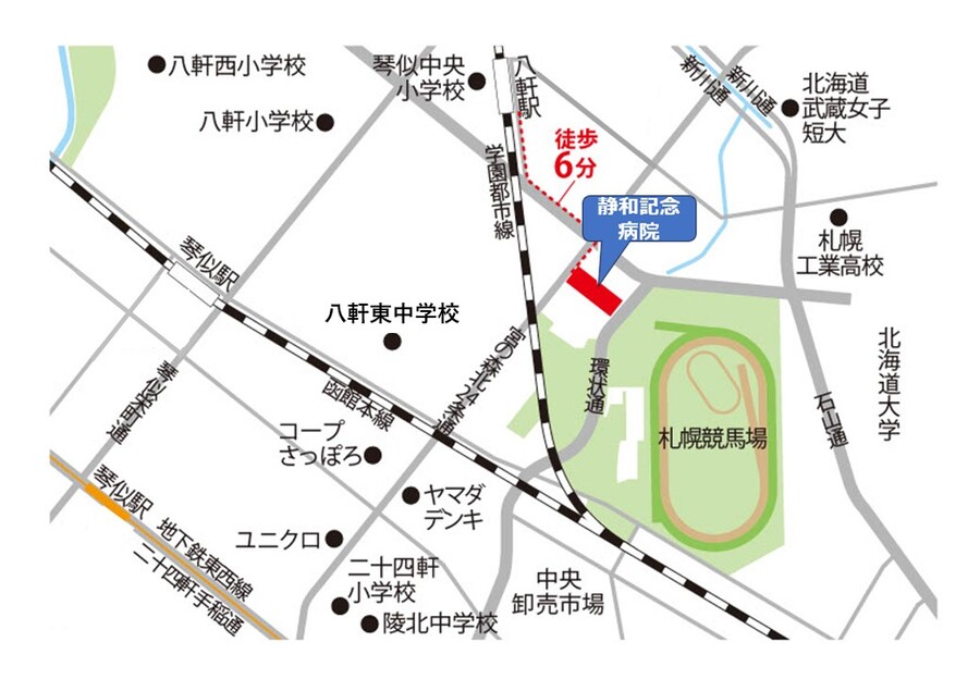アクセスマップ画像。