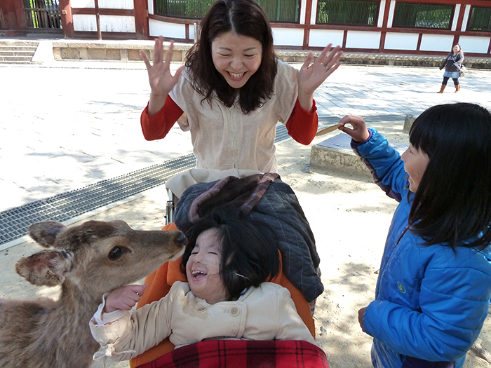 奈良親子レスパイトハウスでの交流