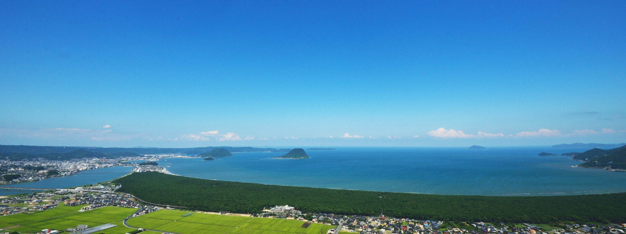 鏡山からの風景