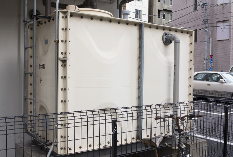 貯水槽・給水設備の清掃、点検、補修、更新の対象設備