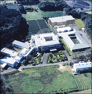 富士リハビリ病院の上空から見た敷地