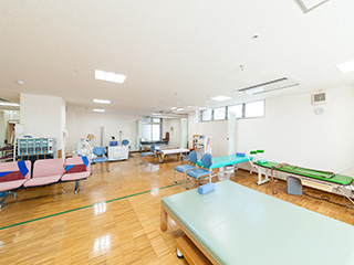 公式外来診療ページに掲載されたリハビリテーション室
