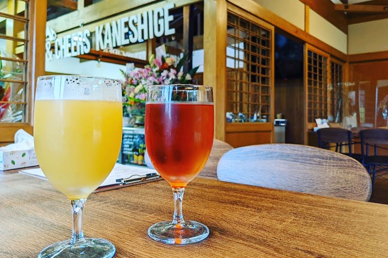 CAMP＆CHEERS KANESHIGEで提供する飲み物