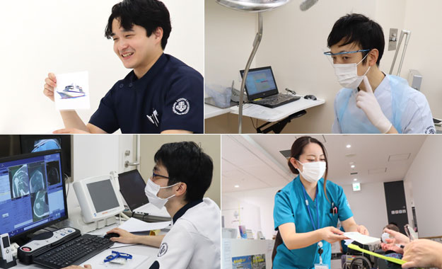 診療スタッフと画像診断の設備