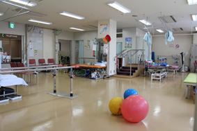 済生会呉病院のリハビリテーション室
