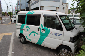 済生会呉病院の訪問リハビリテーション車両