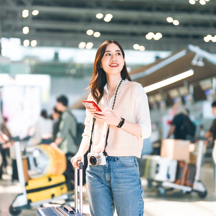 空港・宅配で受取・返却ができる、安心のWi-Fiレンタル充電器や変換プラグ付きで、出発から帰国まで快適に