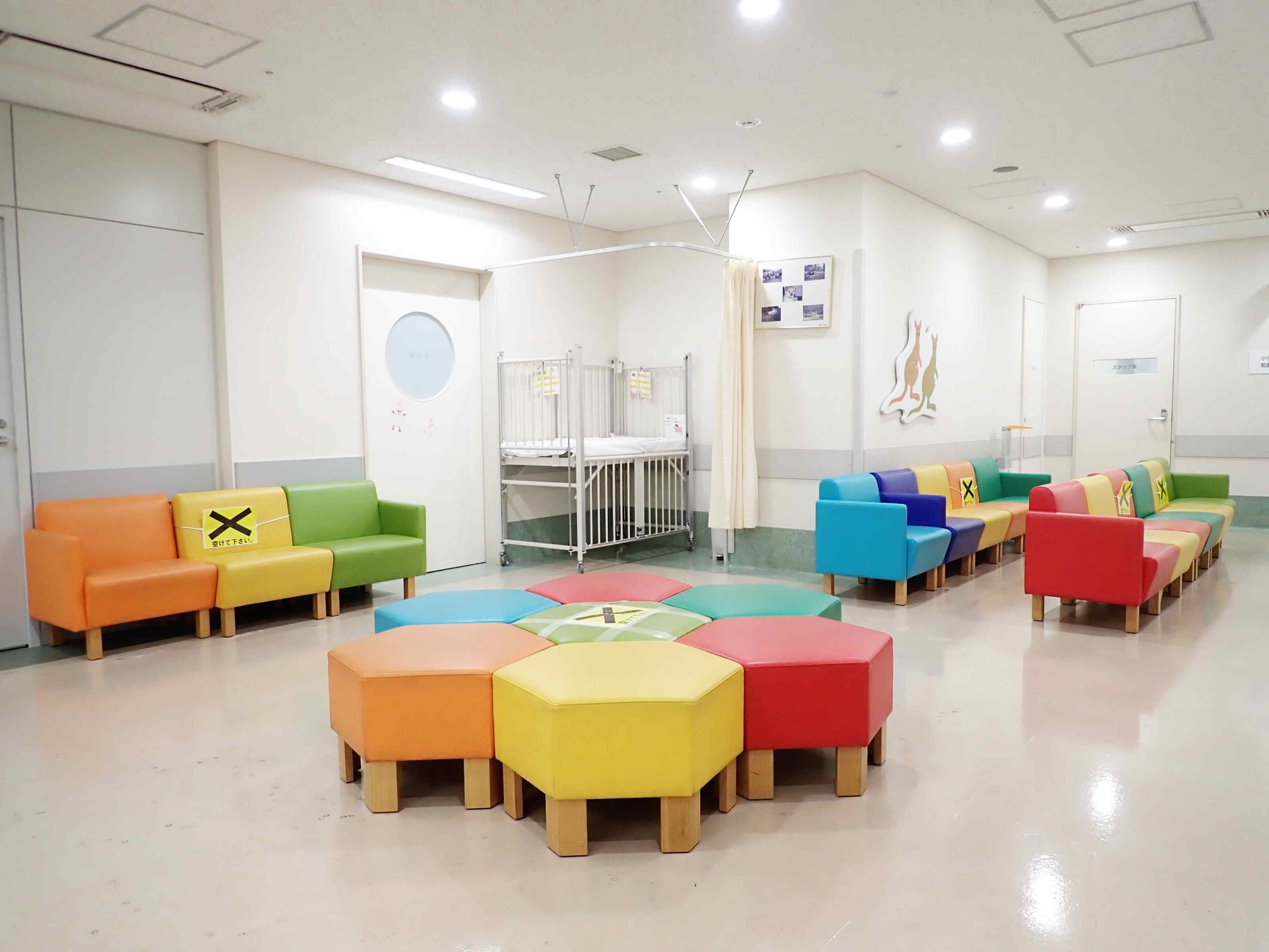 東京都立豊島病院の小児科前にあるファミリー空間