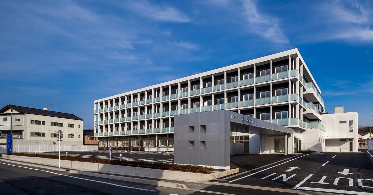 石川病院(岡山県津山市)外観