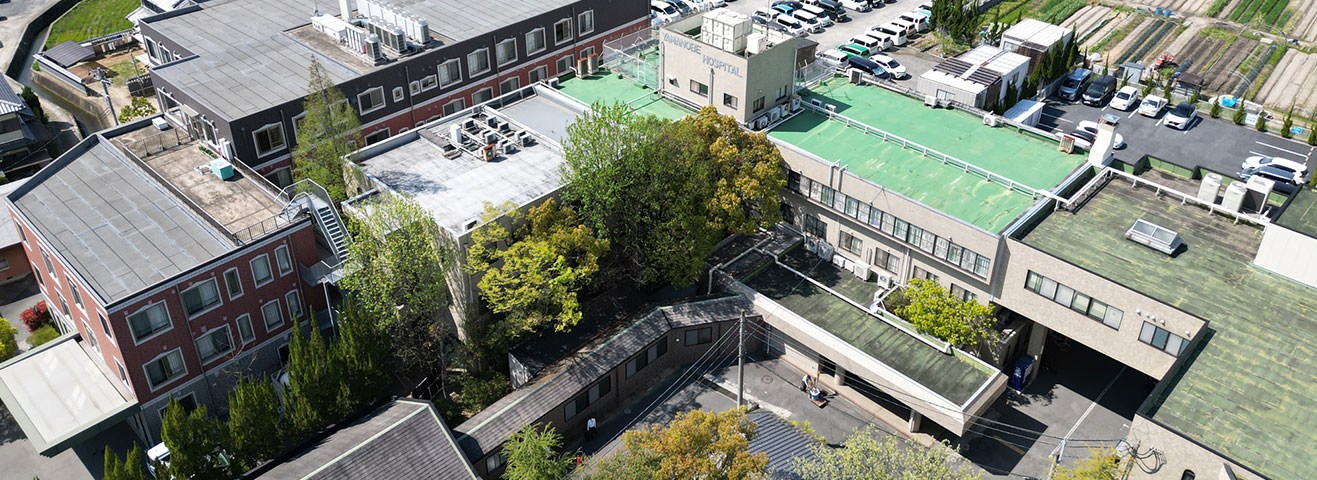 公式トップに掲載された山の辺病院の全景