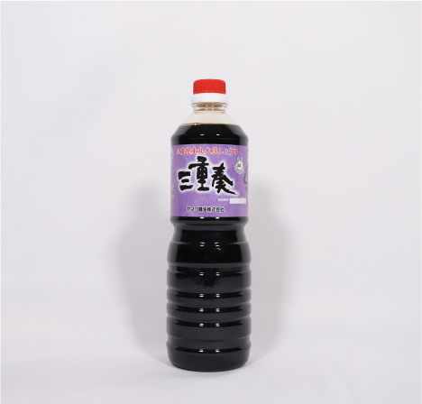 公式取扱いブランドに掲載された三重県産丸大豆醤油「三重奏」